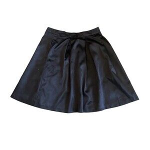 Next Black Skirt UK Size 16 Mid Length